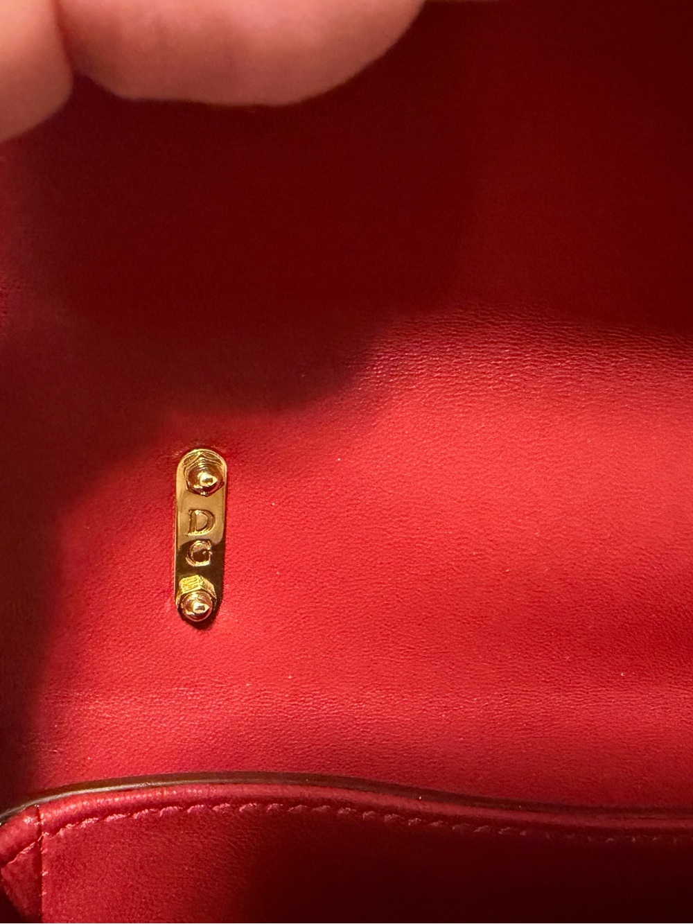 Dolce & Gabbana red Devotion bag - Picture 5 of 8
